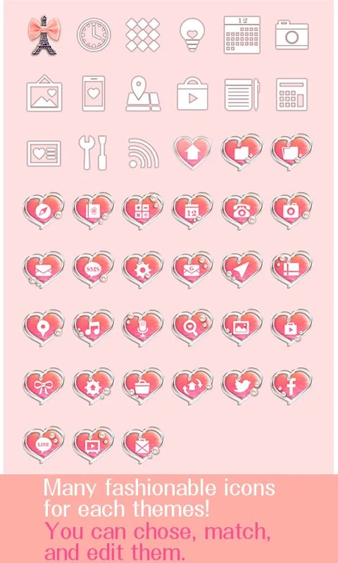 Cute Theme-Girly Eiffel Tower- screenshot