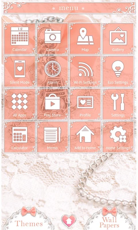 Cute Theme-Girly Eiffel Tower- screenshot