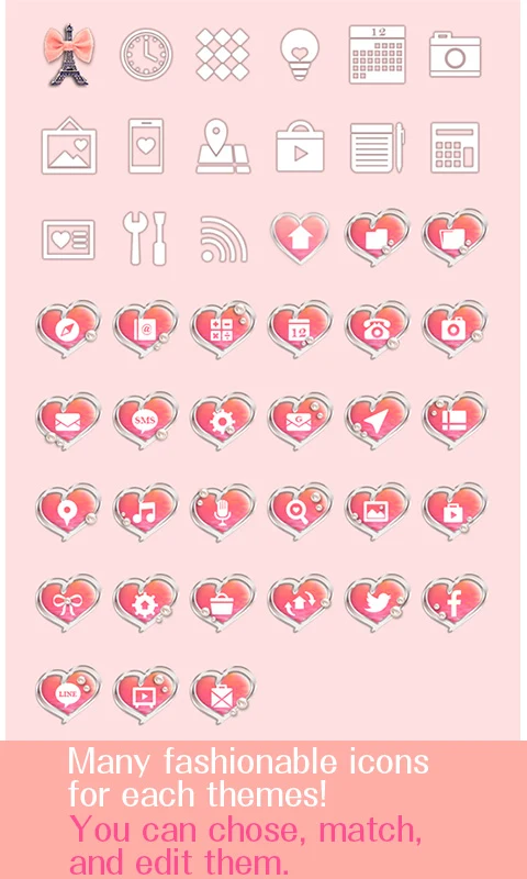 Cute Theme-Girly Eiffel Tower- screenshot